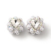 Polymer Clay Rhinestone Beads RGLA-D050-04D-3