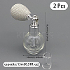 2Pcs Glass Highlighter Shimmer Sparkle Powder Spray Bottles CON-DJ0001-09B-2