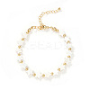 Minimalist Natural Shell & Brass Beaded Bracelets DG5975-5