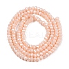Electroplate Glass Beads Strands EGLA-A044-P1mm-A05-3