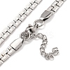 Non-Tarnish 304 Stainless Steel Chain Necklaces NJEW-R266-08P-1