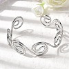 304 Stainless Steel Cuff Bangles for Women LS-BJEW-Z150-01P-01-2