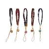Polyester Cord Wrist Mobile Straps HJEW-JM00875-1