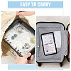 Transparent PVC Jewelry Organizer Storage Zipper Books ABAG-WH0063-114-6