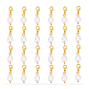 20Pcs Oval Natural Pearl Pendant Decoration HJEW-PH02069-6