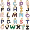 52Pcs 26 Styles Alloy Enamel Pendants ENAM-SC0005-28-1