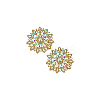 2Pcs Alloy with Rhinestone Handicraft Beading Appliques AJEW-FG0004-29A-7