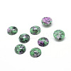 Synthetic Ruby in Zoisite Gemstone Cabochons G-T020-6mm-17-1
