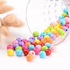 Mixed Color Acrylic Jewelry Beads X-PAB704Y-3