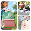 Resin Butterfly Pendant Keychains KEYC-TAC0034-03X-7