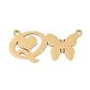 304 Stainless Steel Pendants STAS-L279-002G-Q-1