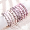 Natural Kunzite Round Beads Stretch Bracelets for Women Men BJEW-A149-01-1