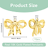 10Pcs Ion Plating(IP) 304 Stainless Steel Pendants STAS-DC0016-58-2