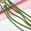 Synthetic Turquoise Beads Strands TURQ-G110-4x2mm-10-2