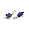 Natural Lapis Lazuli Faceted Pendans X-KK-L218-004G-08-2