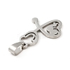 Non-Tarnish 201 Stainless Steel Pendants LS-STAS-D190-09P-2