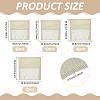 14Pcs 4 Styles Square Cloth Packing Pouches for Shoes ABAG-PH0001-60B-2