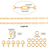 DIY Paperclip Chain Jewelry Making Kits DIY-SC0014-49G-2