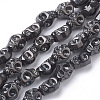 Electroplate Glass Beads Strands EGLA-T005-01A-1