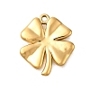 304 Stainless Steel Charms STAS-R159-09G-1