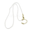 3.5MM Polyester Metallic Cord Braided Cord Necklace Making FB-CBAA152-01G-08-1