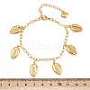 Summer 304 Stainless Steel Sea Animals Charm Bracelets BJEW-D359-16B-G-3
