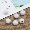 Faux Mink Fur Covered Pendants DIY-TAC0007-44C-1