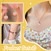 Glass Pendants PALLOY-WR00006-5