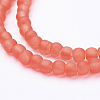 Baking Paint Transparent Glass Bead Strands LS-GLAA-S031-4mm-27-3