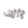 Mother's Day Non-Tarnish 304 Stainless Steel Pendants LS-STAS-C035-01P-2