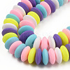 Handmade Polymer Clay Beads Strands CLAY-N008-064-A18-3