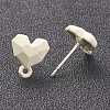 Spray Painted Alloy Stud Earrings Findings FIND-I015-E05-2