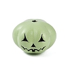 Halloween Theme Spray Painted Alloy Beads PALLOY-D029-03B-RS-1