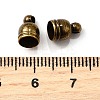 Brass Cord Ends KK-D217-9x6-AB-NF-2