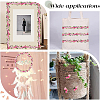15 Yards Flower Polyester Embroidery Lace Ribbon OCOR-WH0070-77A-5
