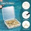 24Pcs 6 Styles Alloy Open Back Bezel Pendants FIND-TA0010-74-4