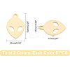 201 Stainless Steel Laser Cut Pendants STAS-UN0012-94-4