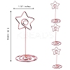 16Pcs 4 Style Carbon Steel Name Card Holder AJEW-SZ0001-82-2