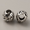 Tibetan Style Alloy European Beads FIND-TAC0002-065B-02-1
