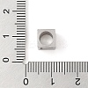 Tarnish Resistant 201 Stainless Steel European Beads STAS-M058-01T-P-3