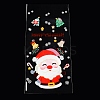 Christmas Theme Self-adhesive Plastic Bakeware Bag ABAG-F006-03-5