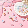 100Pcs Opaque Acrylic Beads OACR-CJ0001-31-5