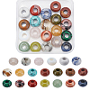20Pcs 20 Styles Gemstone European Beads G-AR0006-24-1