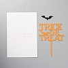 Acrylic Bat & Word Cake Insert Card Decoration DIY-H109-03-2
