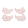 Natural Rose Quartz Eye Patches G-D301-A05-1