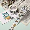 Self-Adhesive Kraft Paper Gift Tag Stickers LS-DIY-G013-A05-5