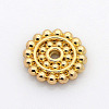 Alloy Daisy Spacer Beads X-PALLOY-M049-07G-2