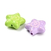 Baking Paint Opaque Acrylic Beads SACR-P035-08-3