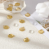 DIY Flat Round Pendant Making Kits DIY-LP0005-12A-G-1