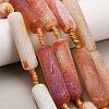 Natural Weathered Agate Beads Strands G-A321-K02-01-1